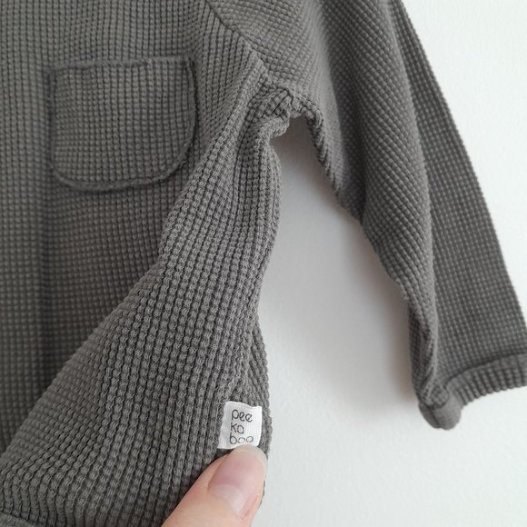 peekaboo Baby Textured Long Sleeve Sweater - Picture 7 of 9